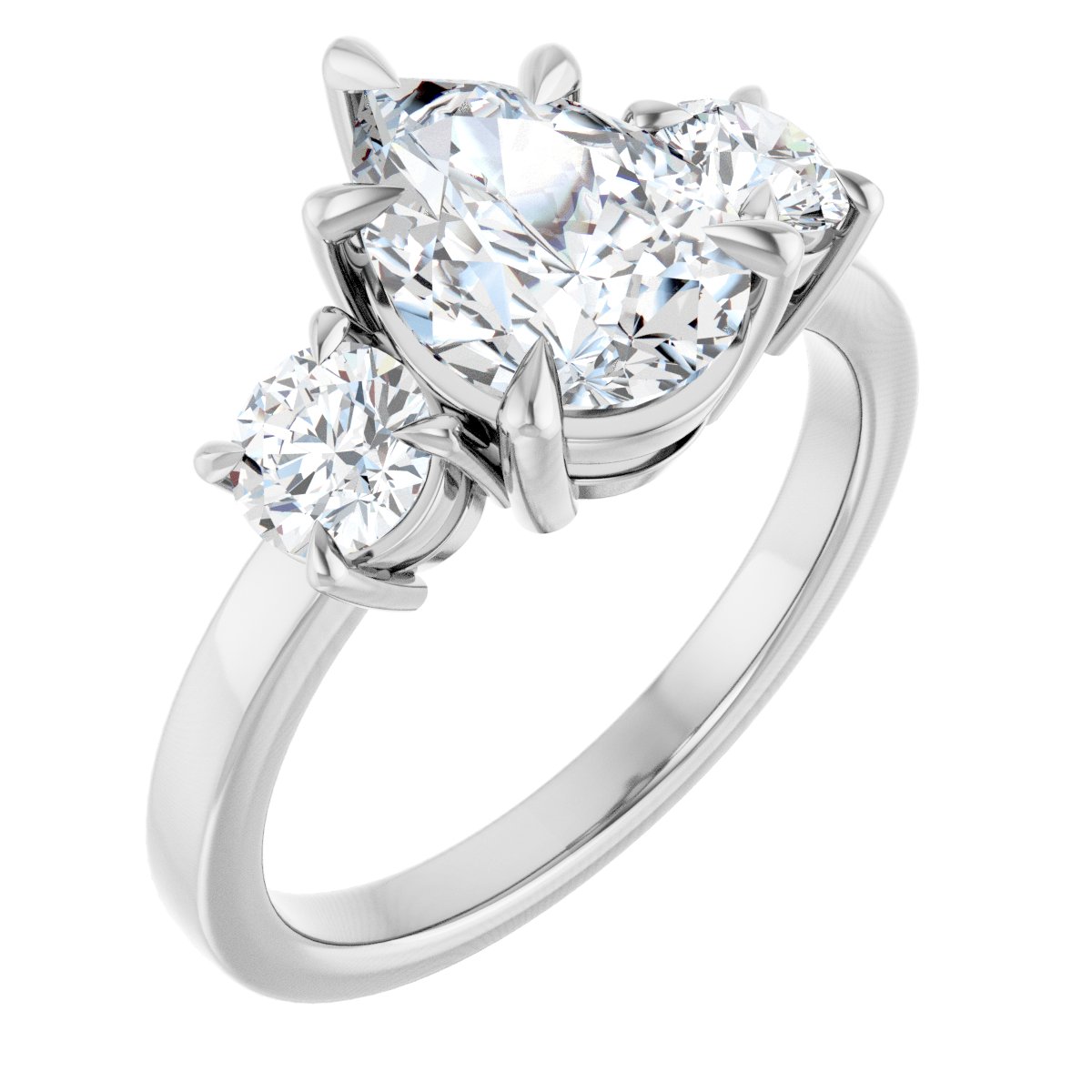 Three-Stone Engagement Ring