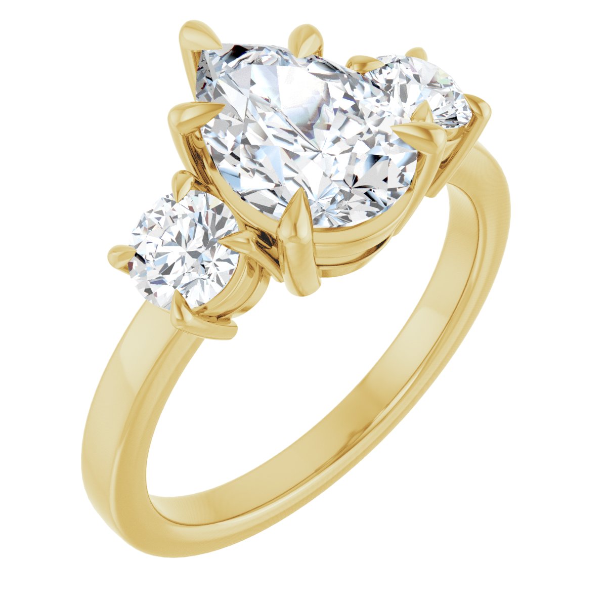 Three-Stone Engagement Ring