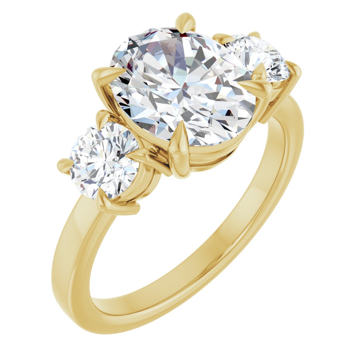 Three-Stone Engagement Ring