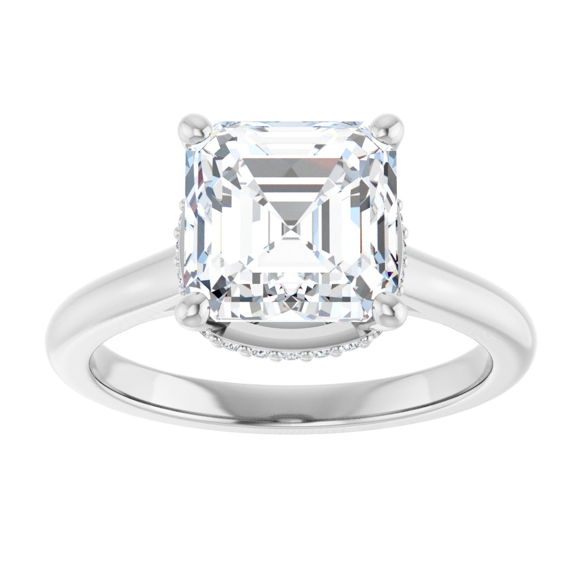 Accented Engagement Ring
