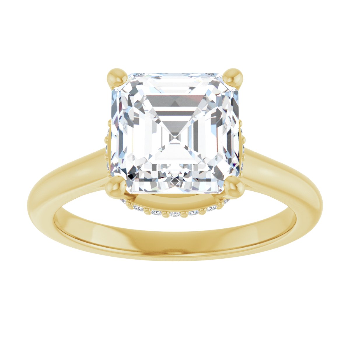 Accented Engagement Ring