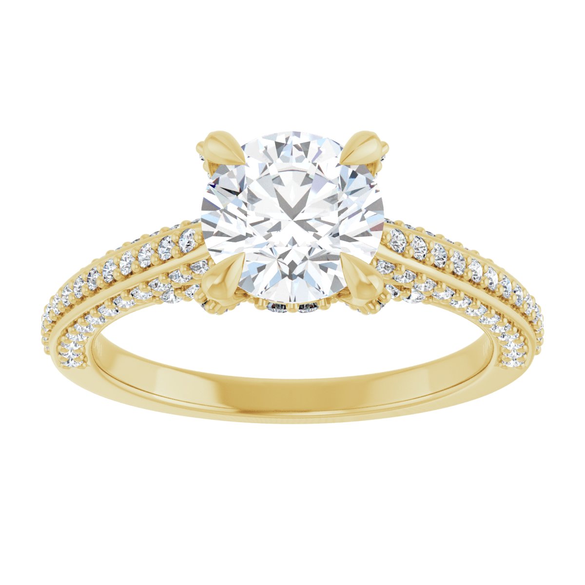 Accented Engagement Ring