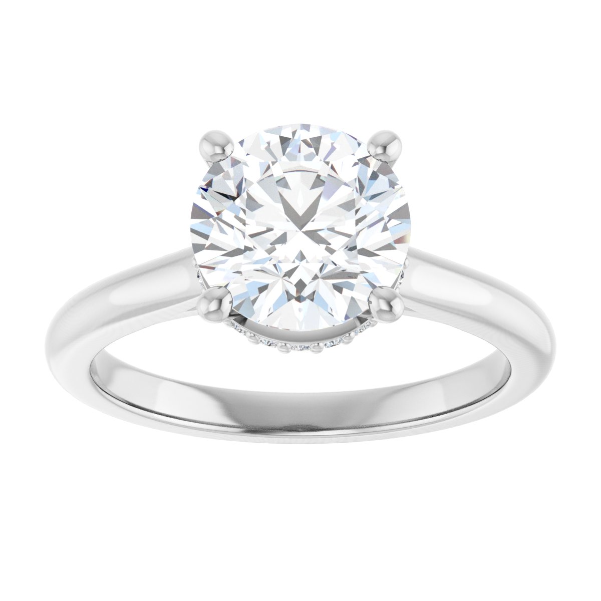 Accented Engagement Ring