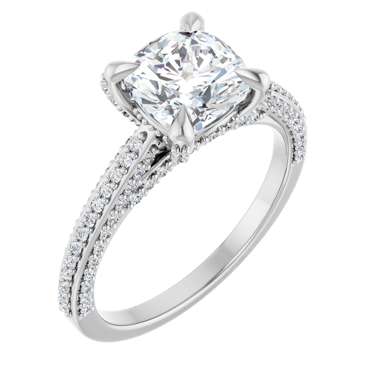 Accented Engagement Ring