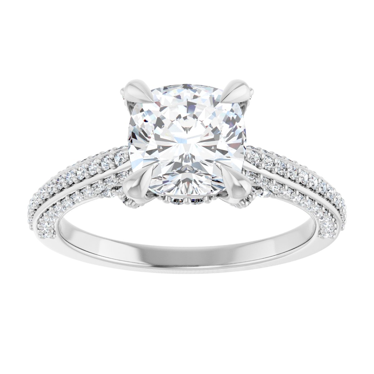 Accented Engagement Ring