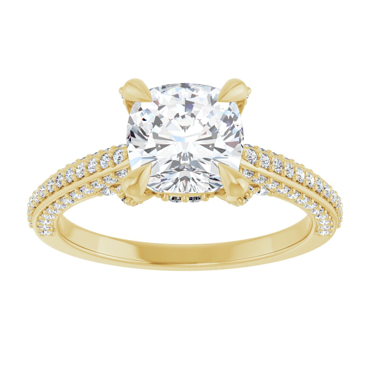 Accented Engagement Ring