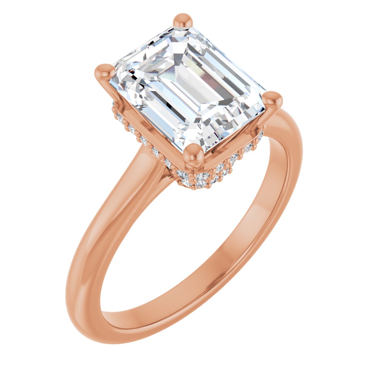 Accented Engagement Ring