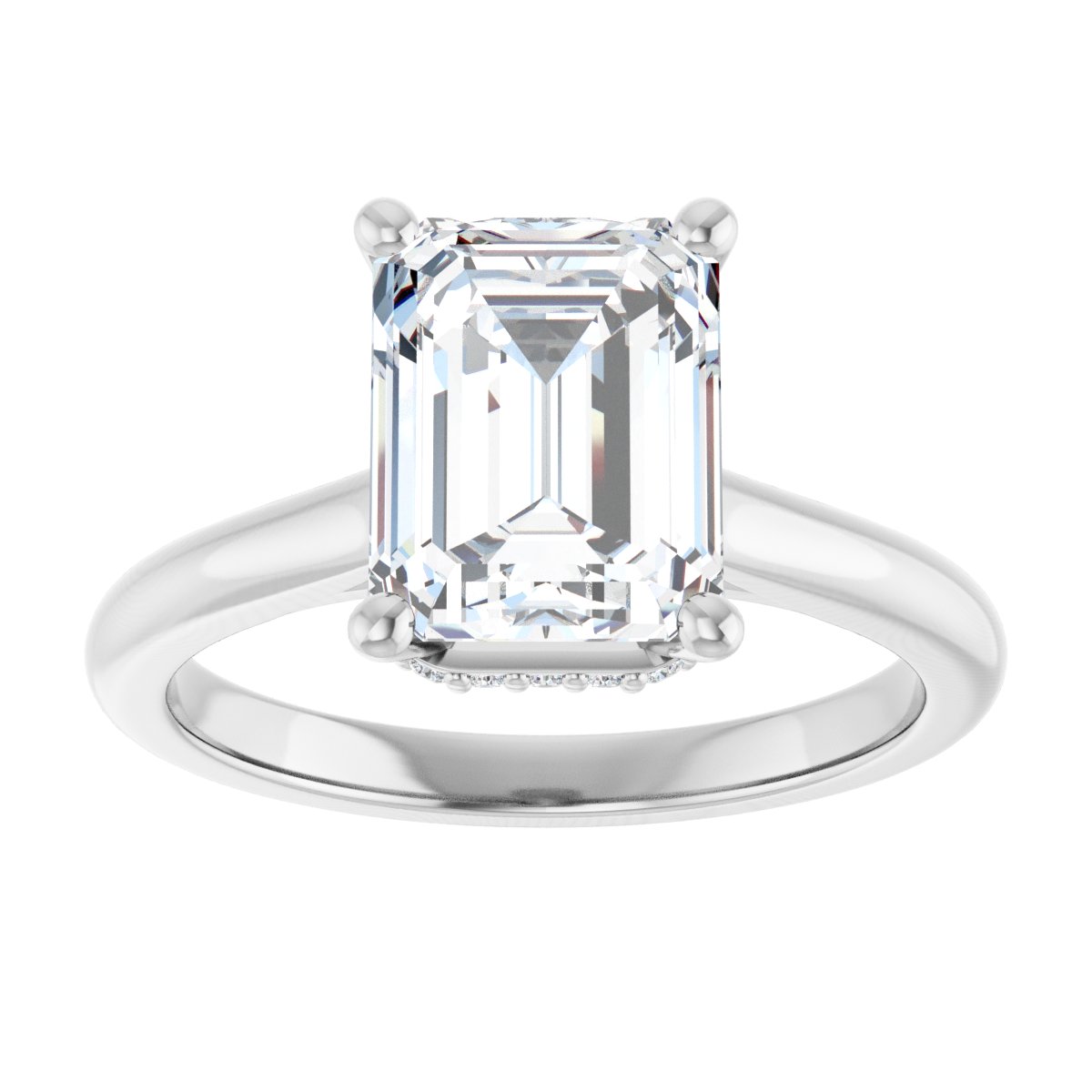 Accented Engagement Ring