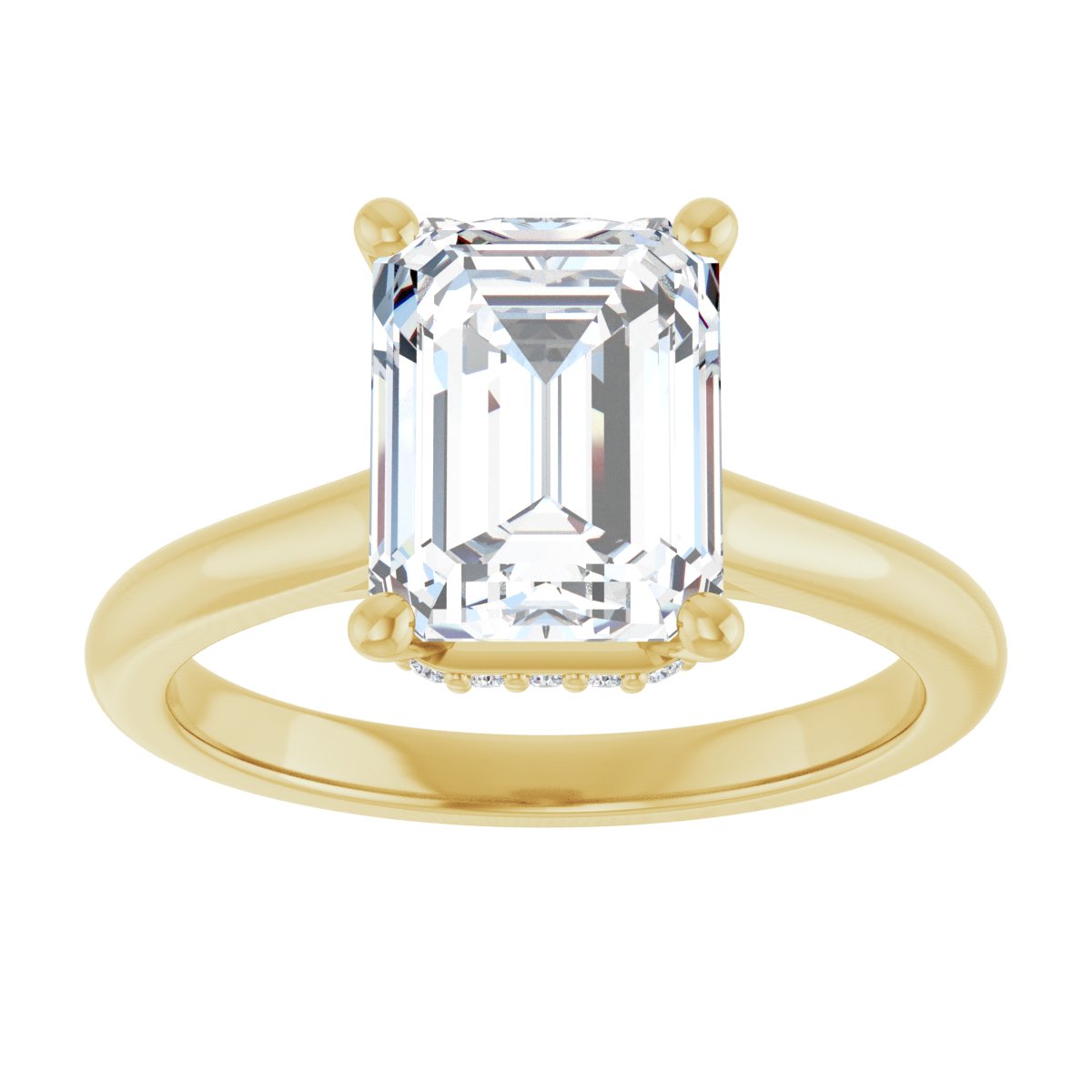 Accented Engagement Ring