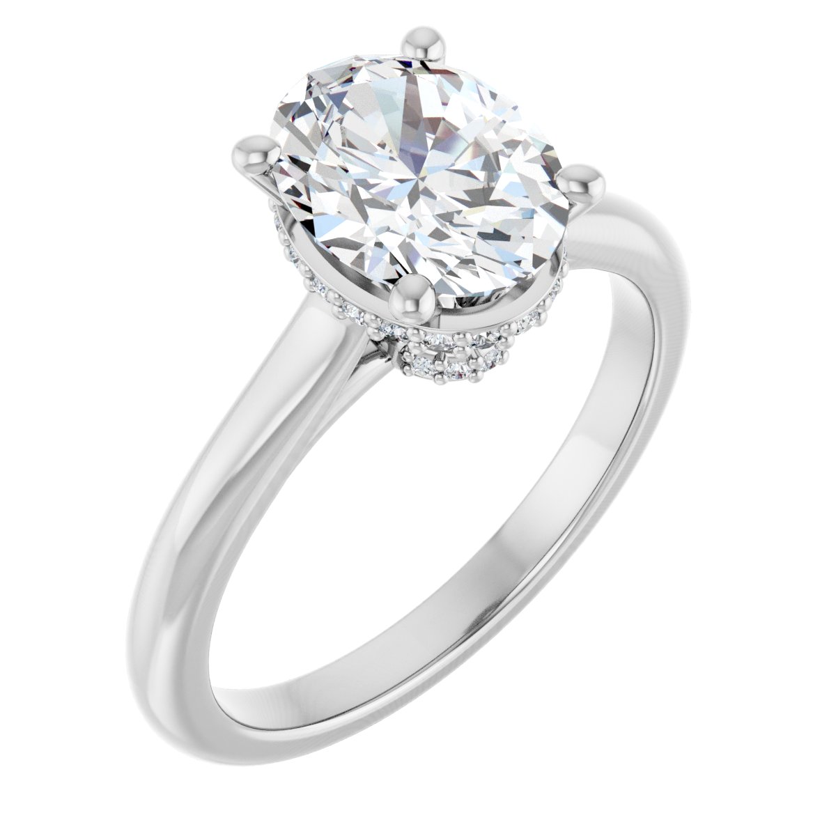 Accented Engagement Ring