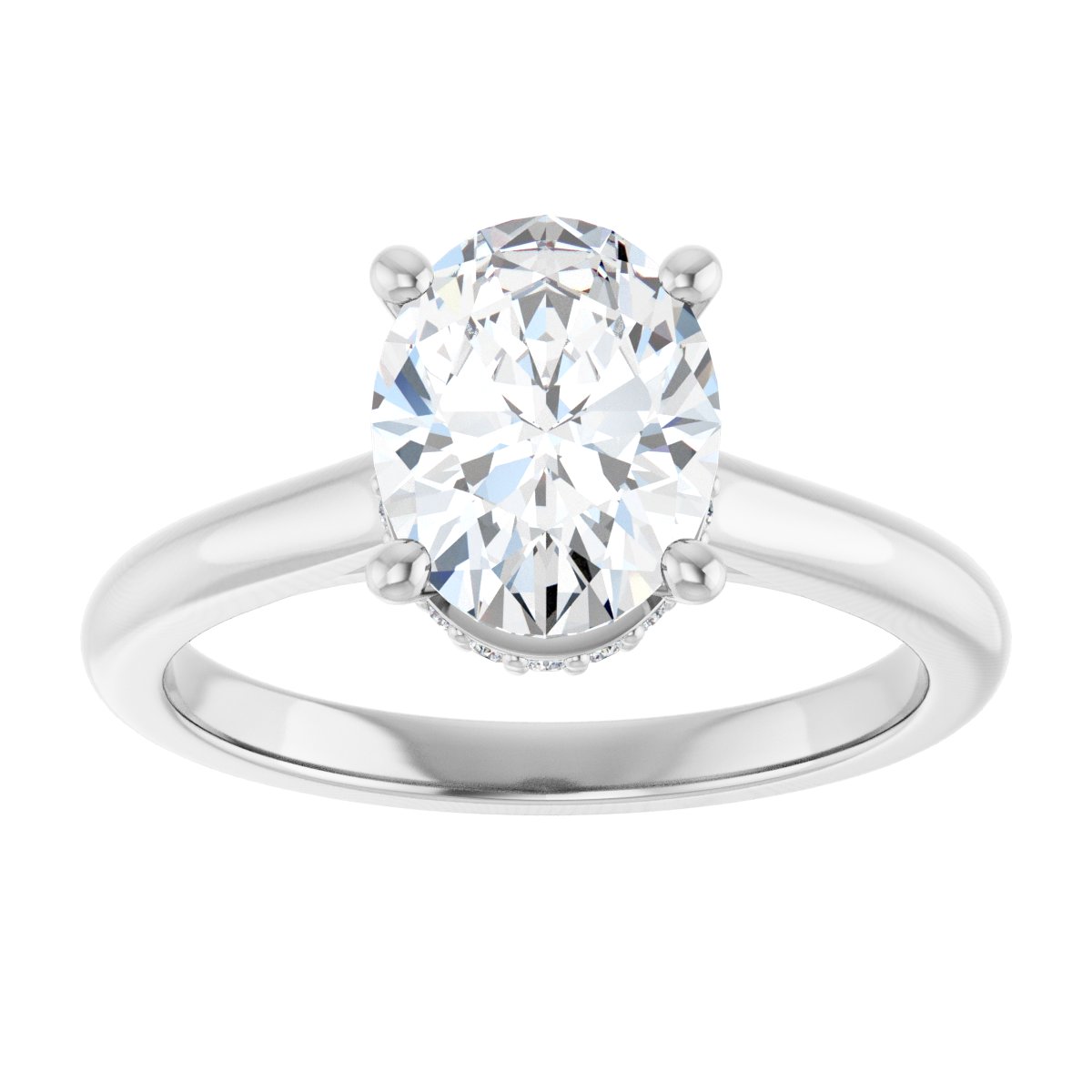 Accented Engagement Ring