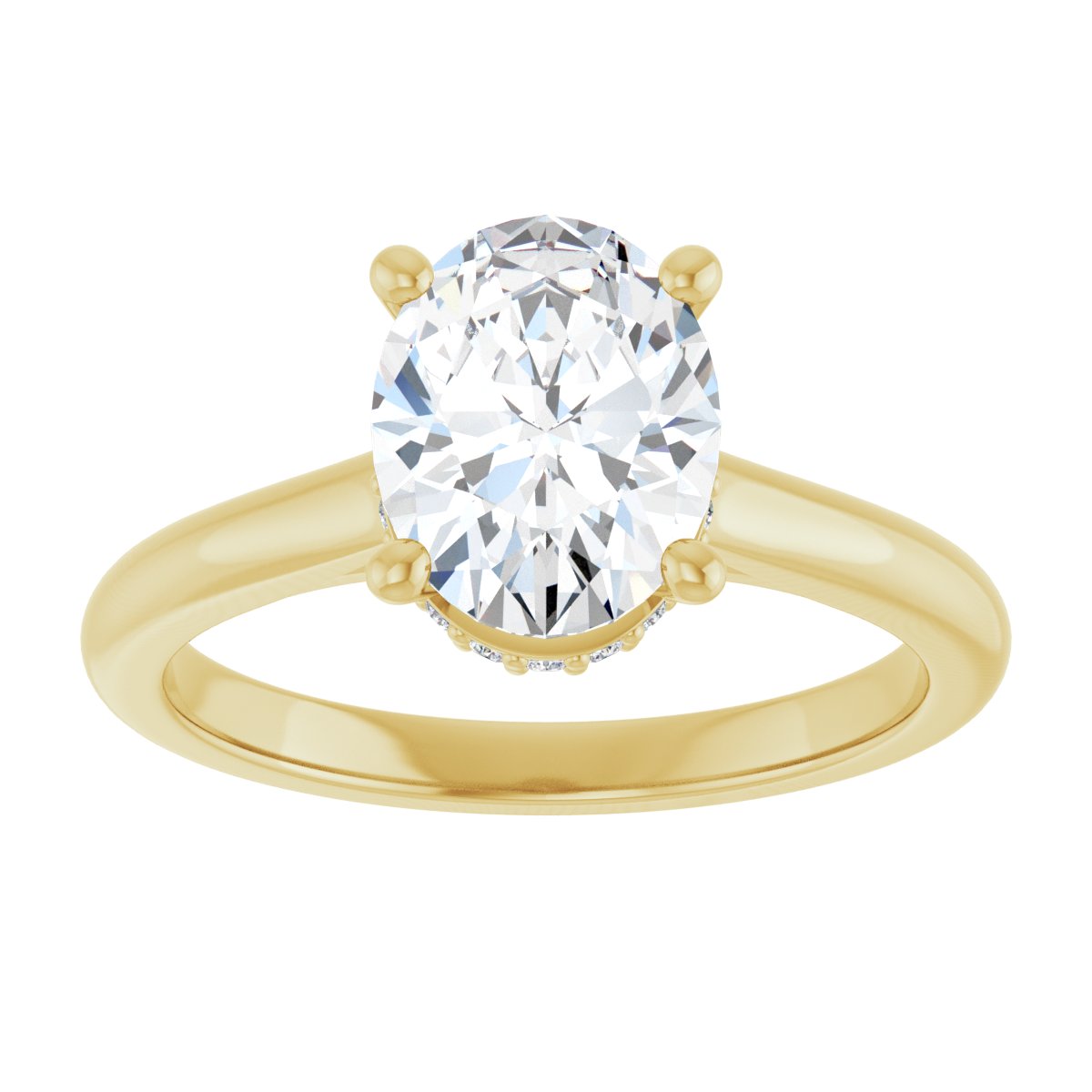 Accented Engagement Ring