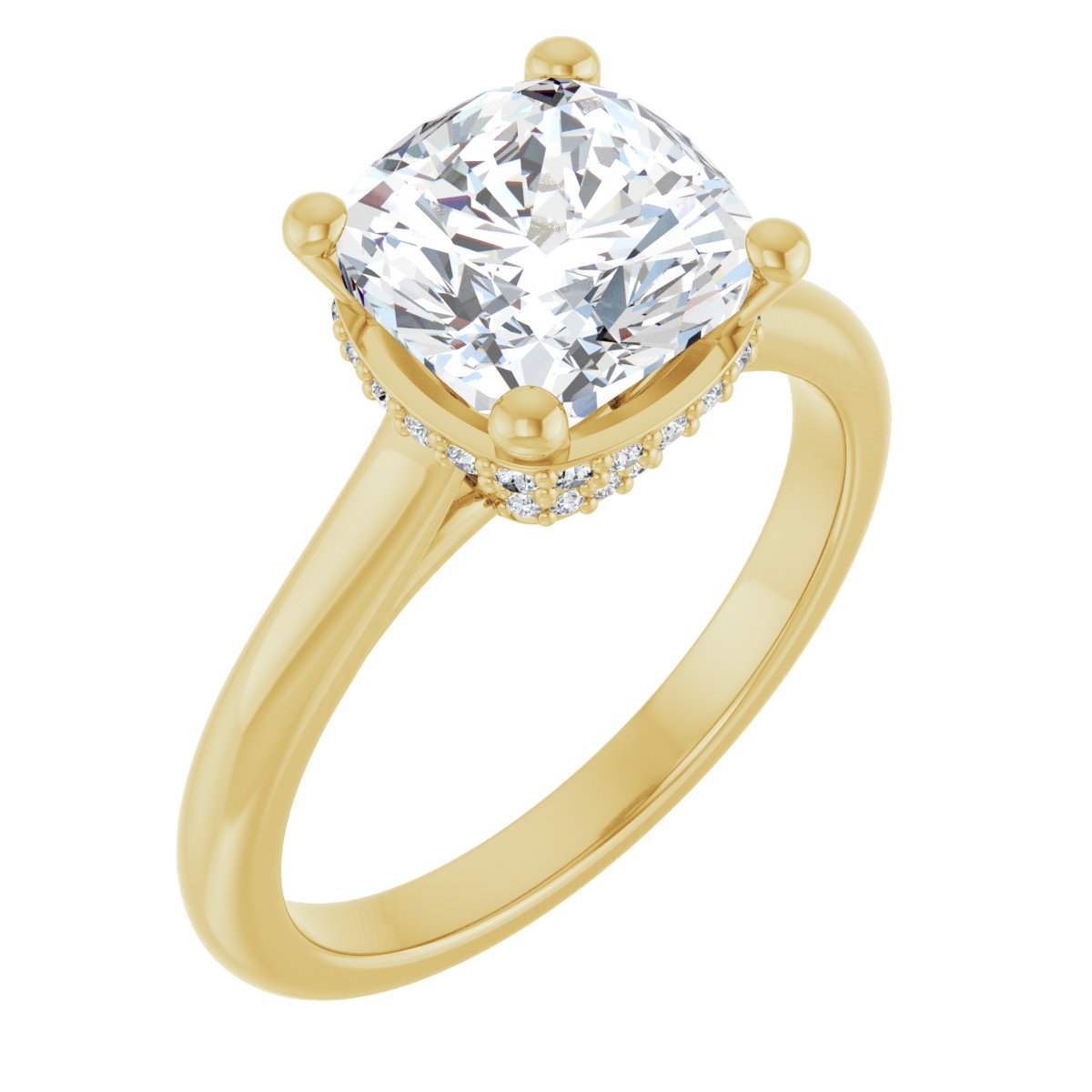 Accented Engagement Ring