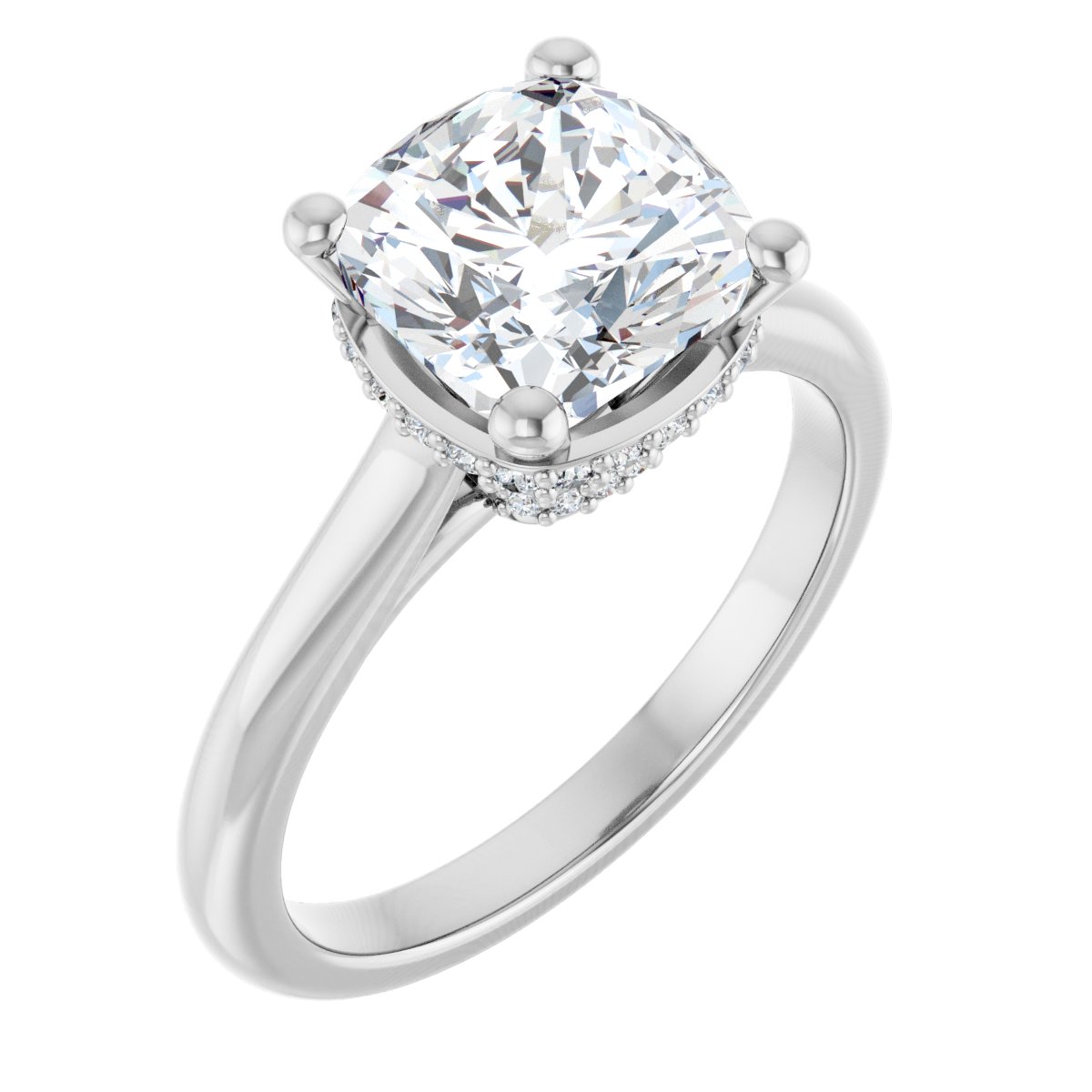 Accented Engagement Ring