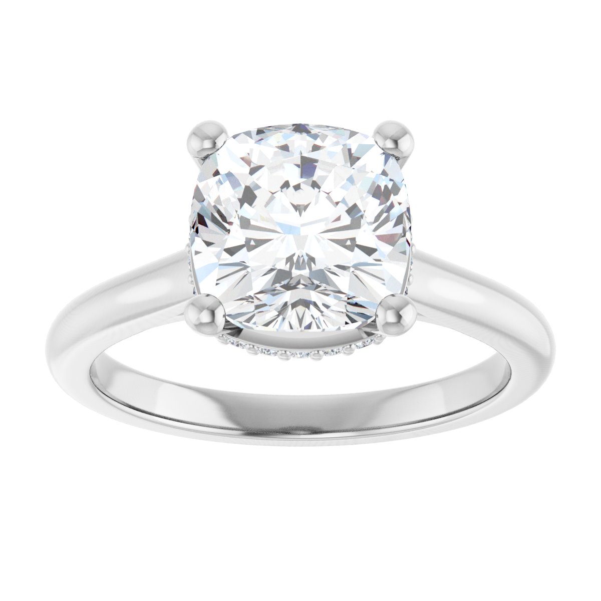 Accented Engagement Ring
