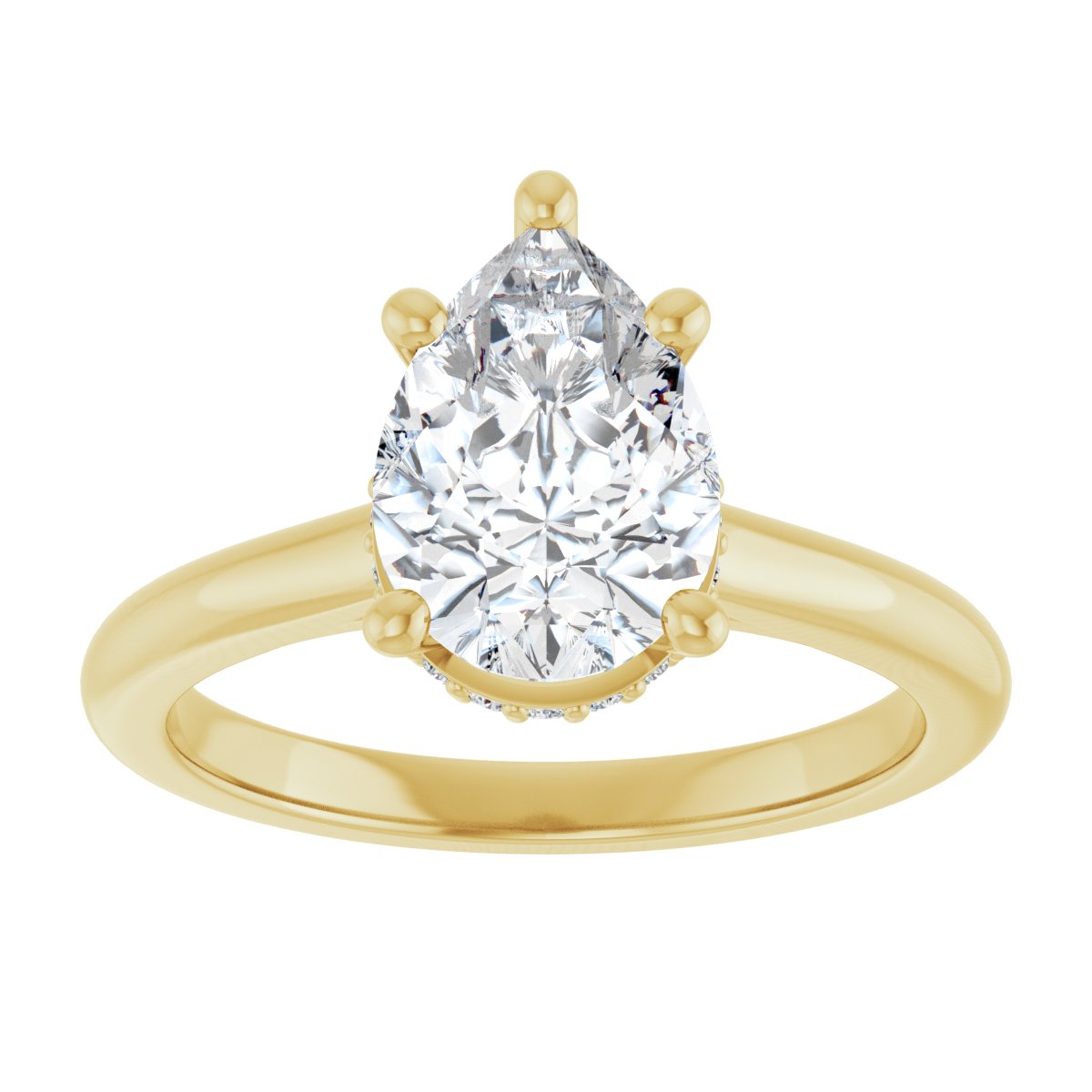 Accented Engagement Ring