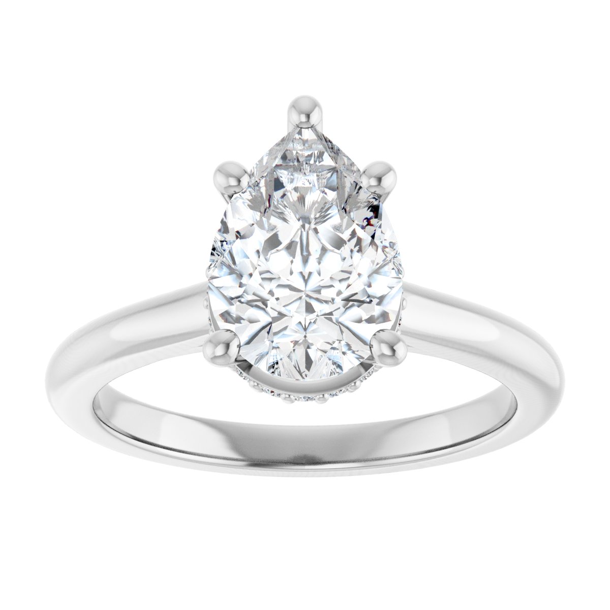 Accented Engagement Ring