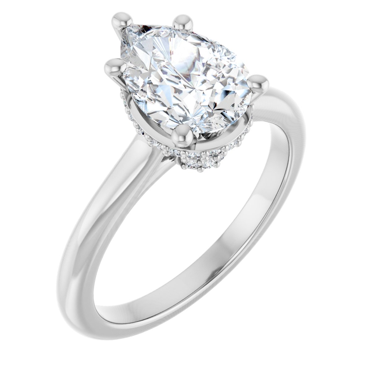 Accented Engagement Ring