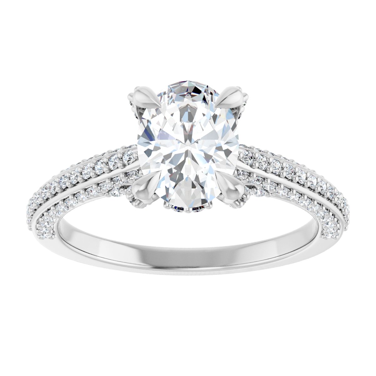 Accented Engagement Ring