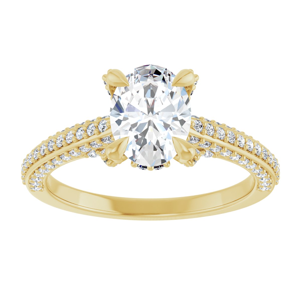 Accented Engagement Ring