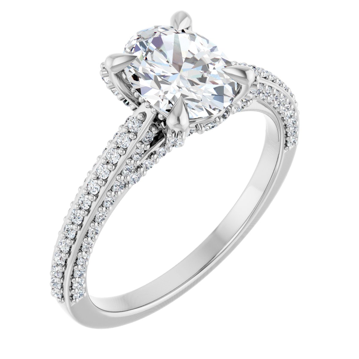 Accented Engagement Ring
