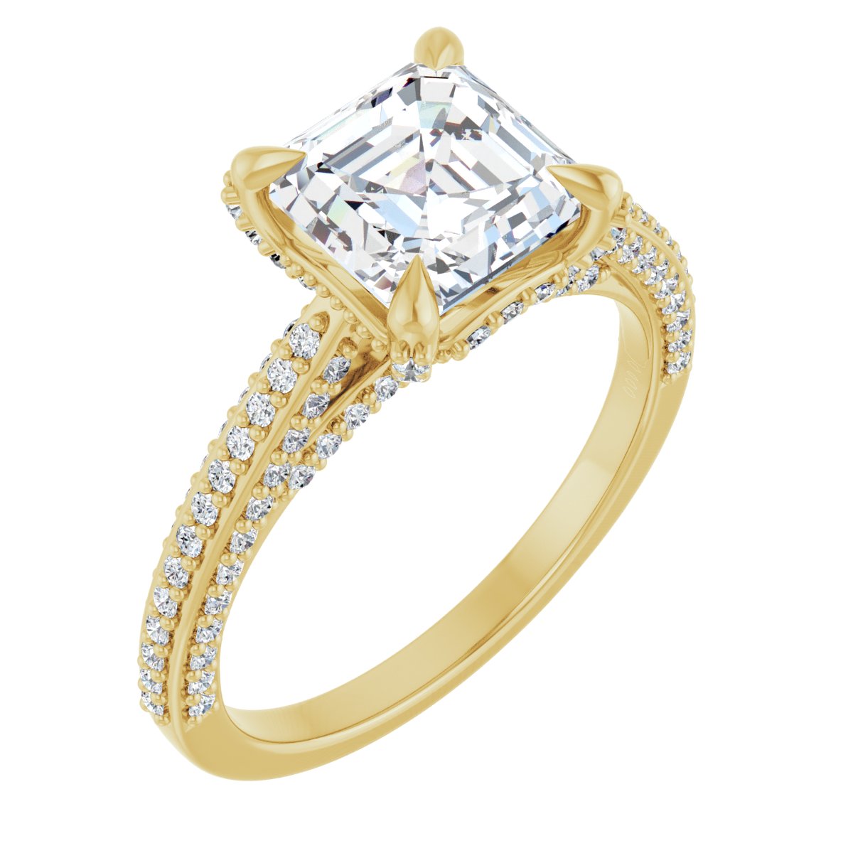 Accented Engagement Ring