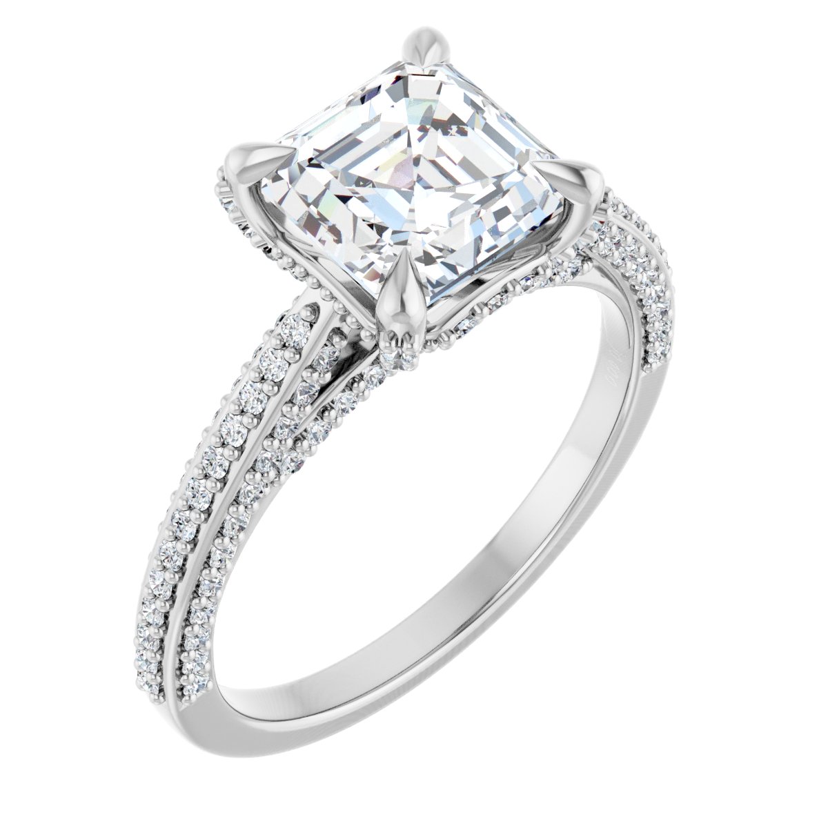 Accented Engagement Ring