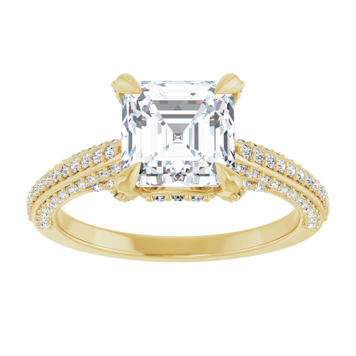 Accented Engagement Ring