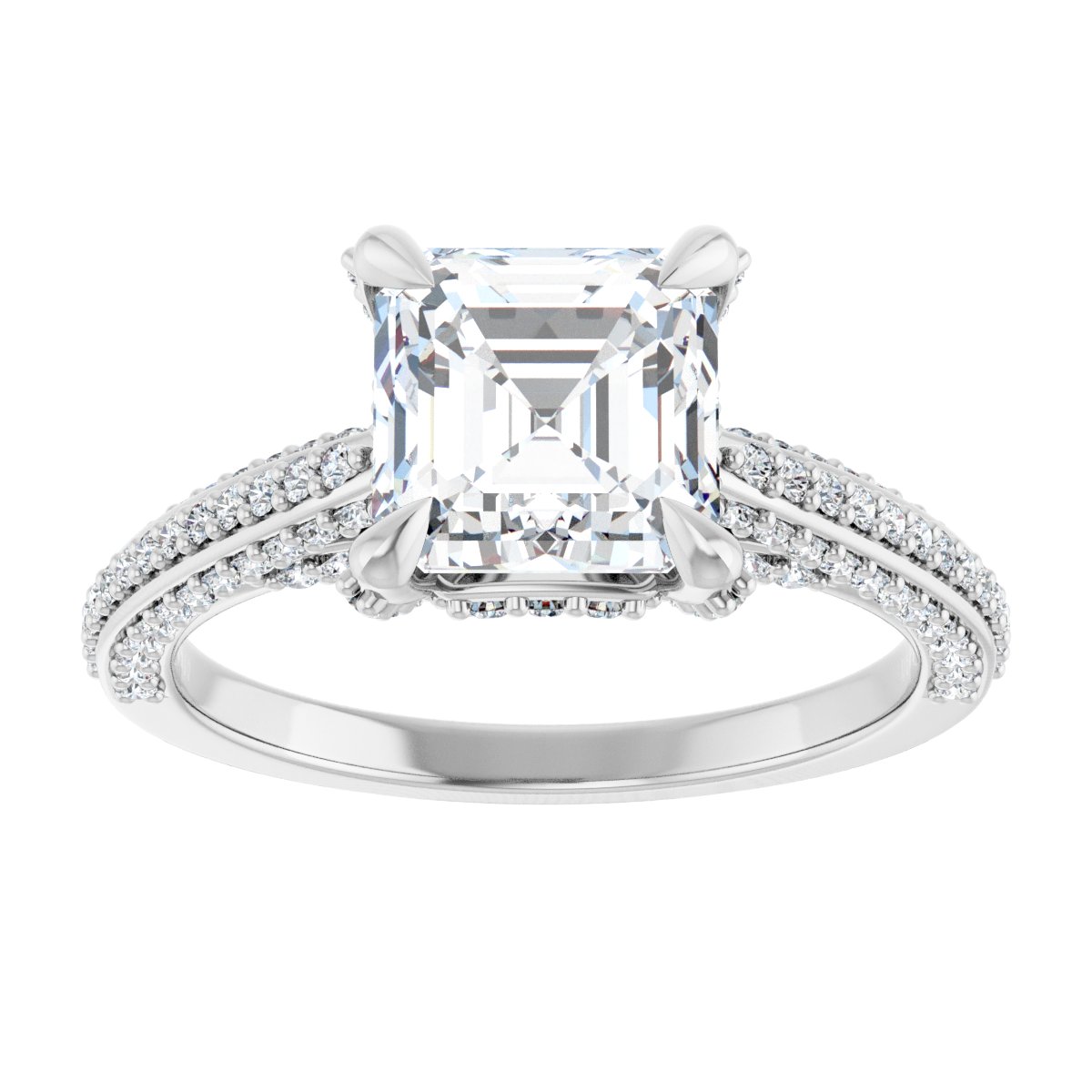 Accented Engagement Ring