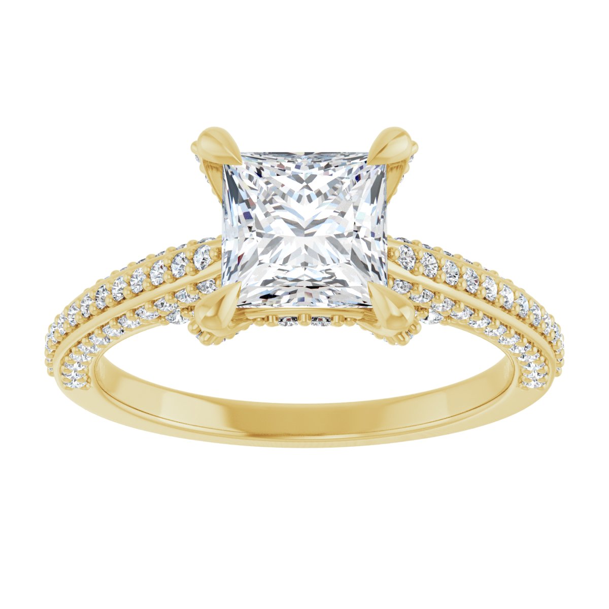 Accented Engagement Ring