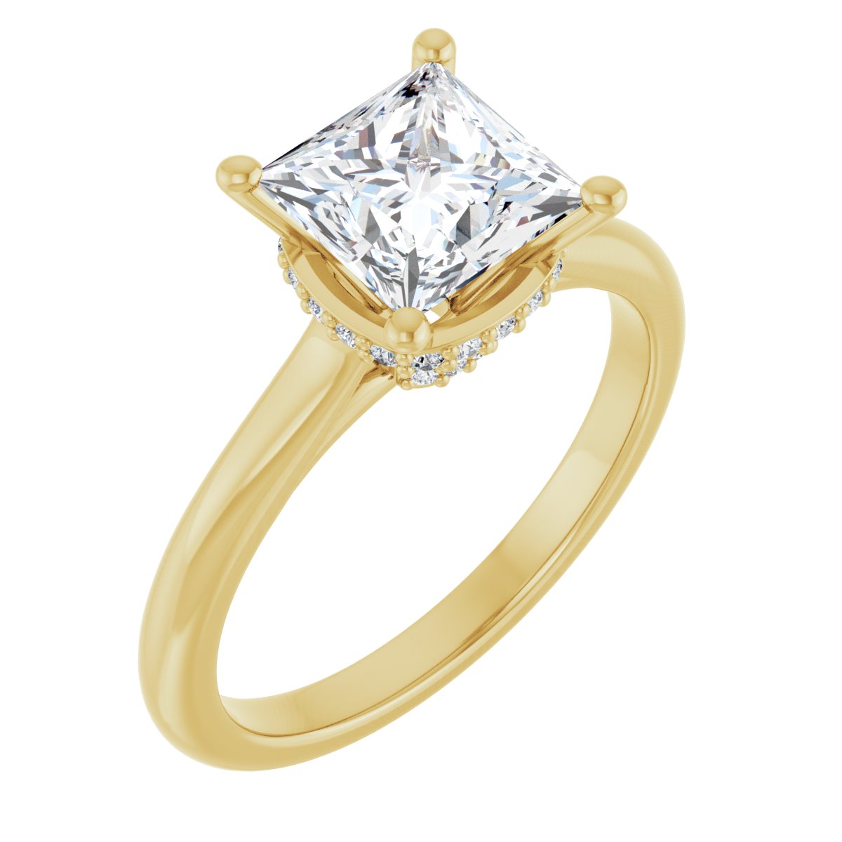 Accented Engagement Ring