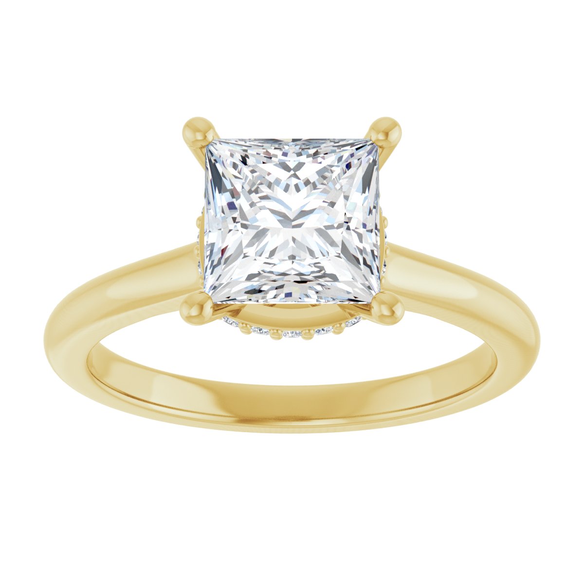 Accented Engagement Ring