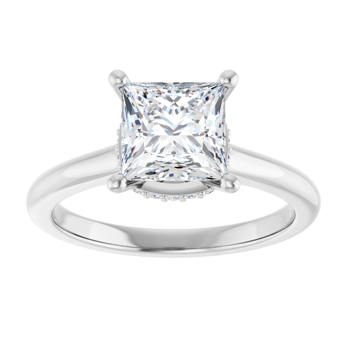 Accented Engagement Ring