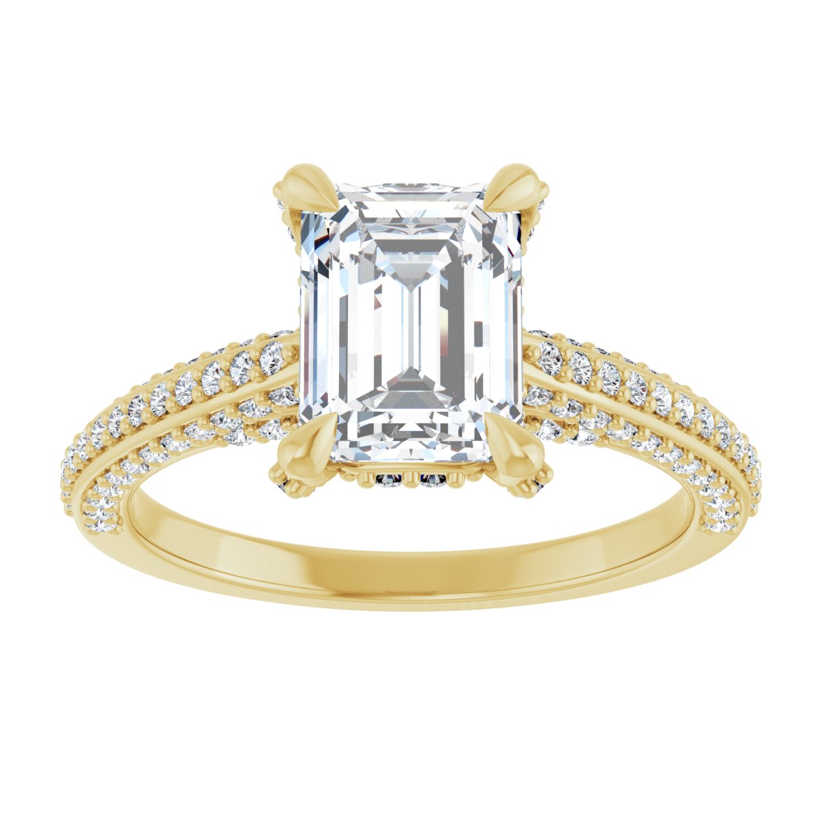 Accented Engagement Ring