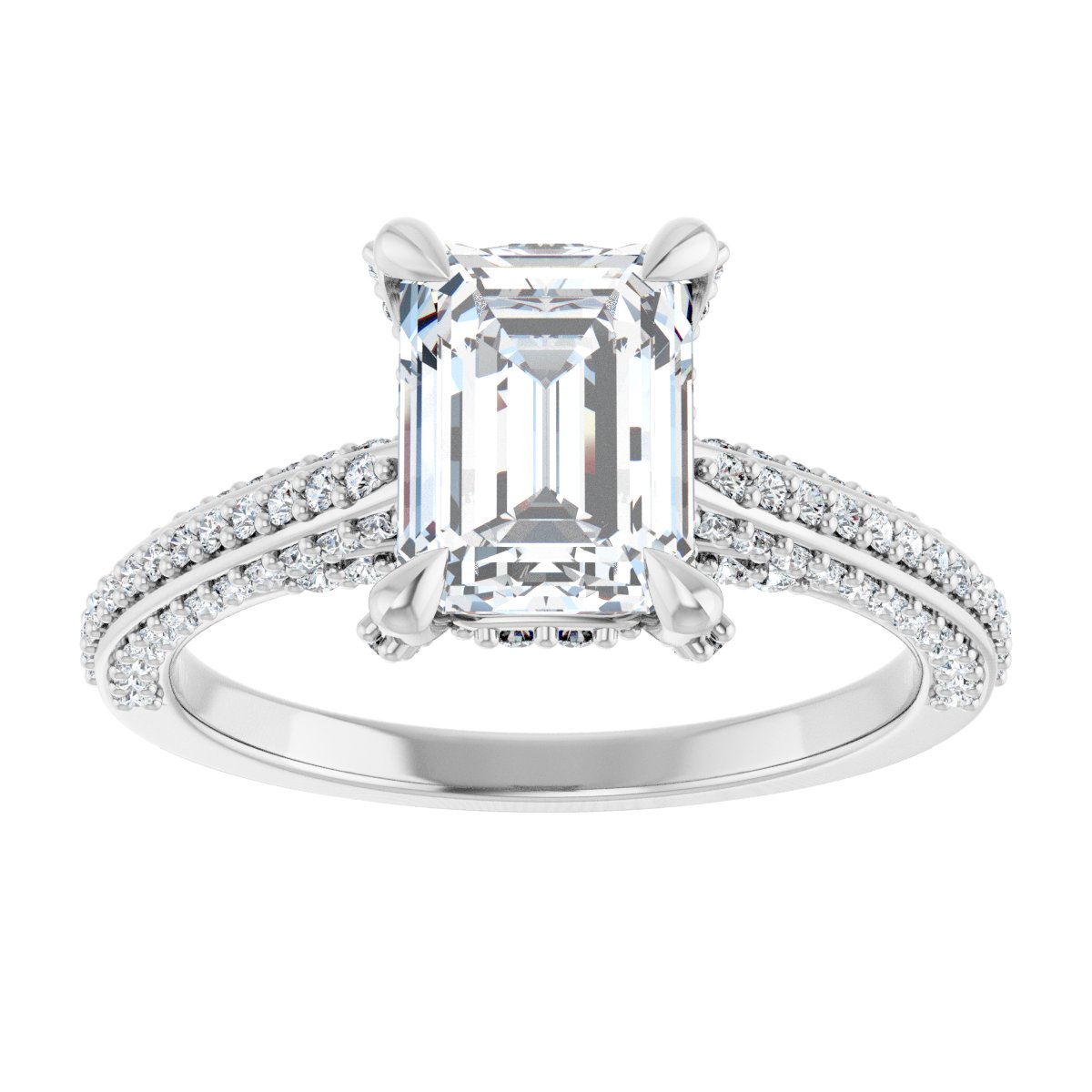 Accented Engagement Ring