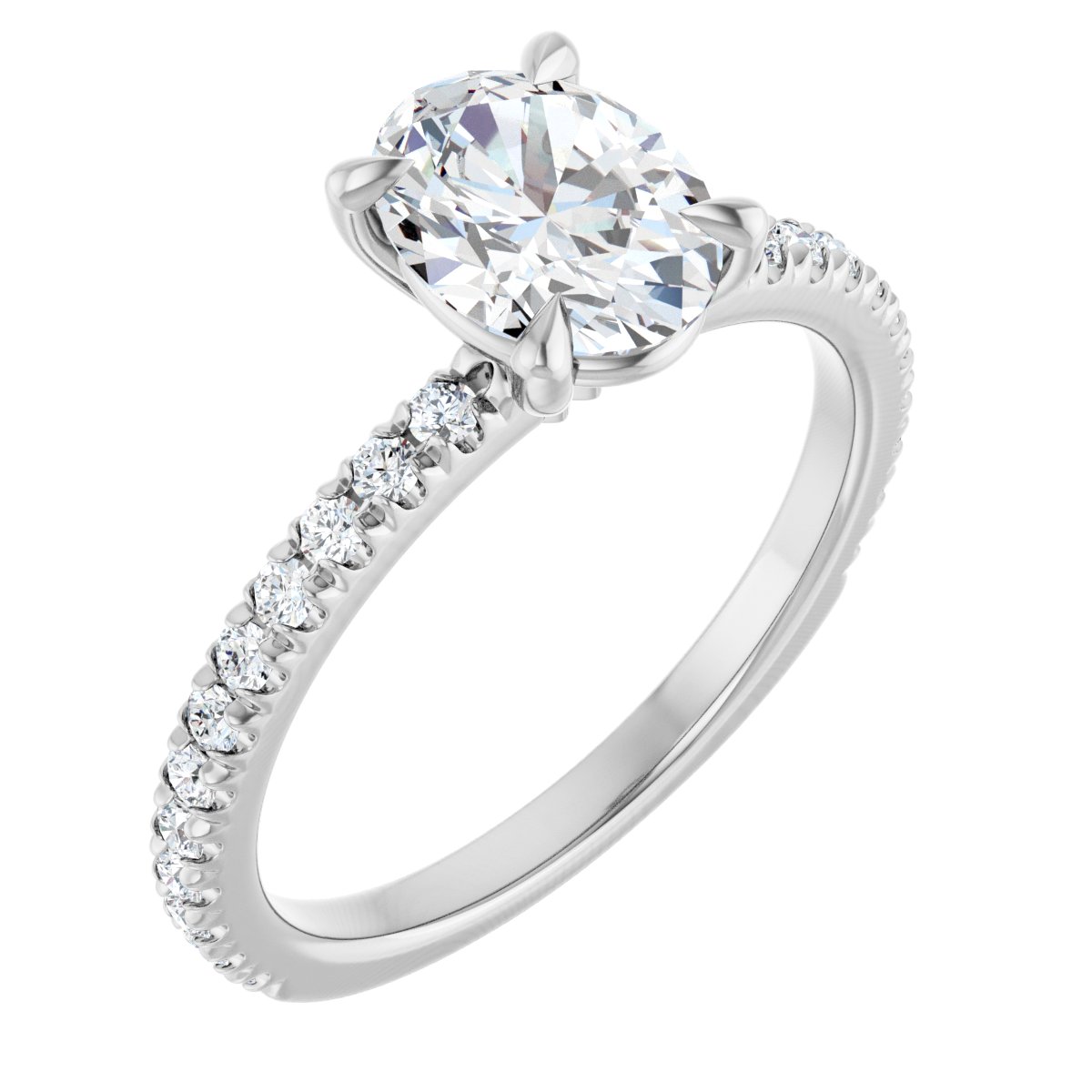 Accented Engagement Ring