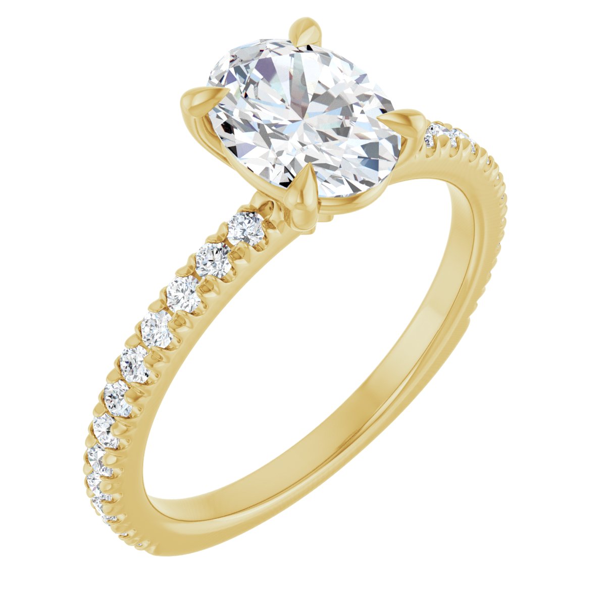 Accented Engagement Ring
