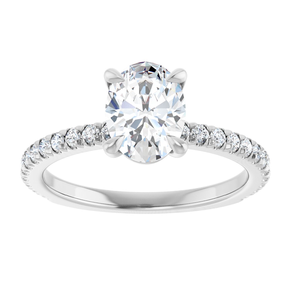 Accented Engagement Ring