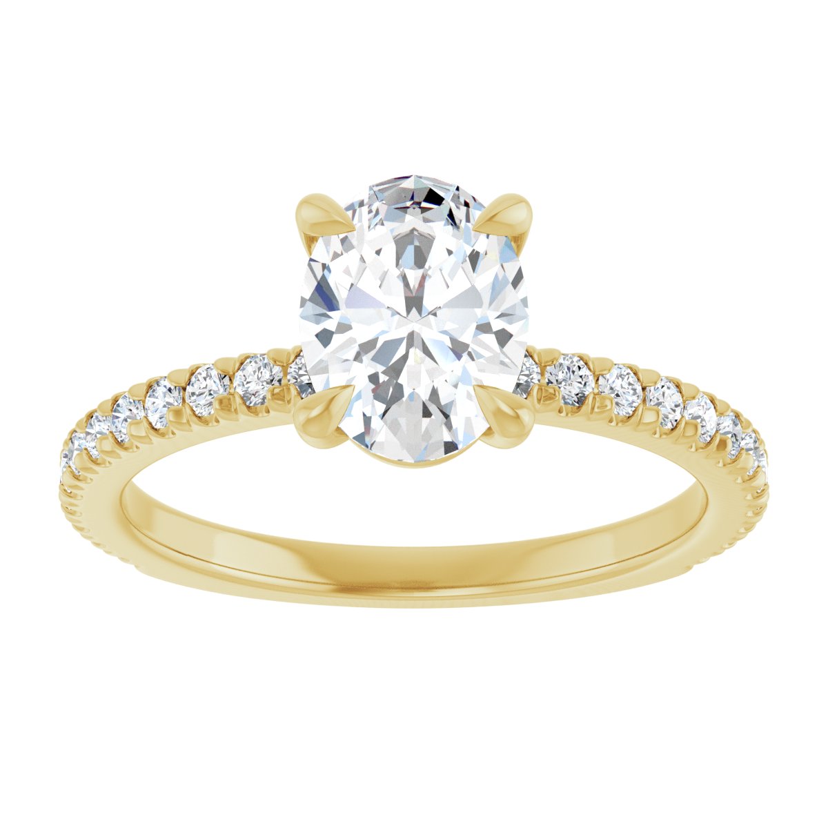Accented Engagement Ring