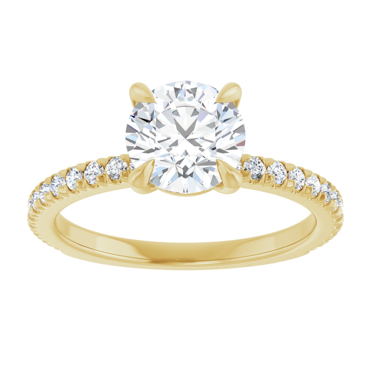 Accented Engagement Ring