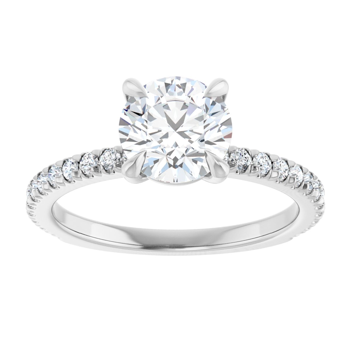 Accented Engagement Ring
