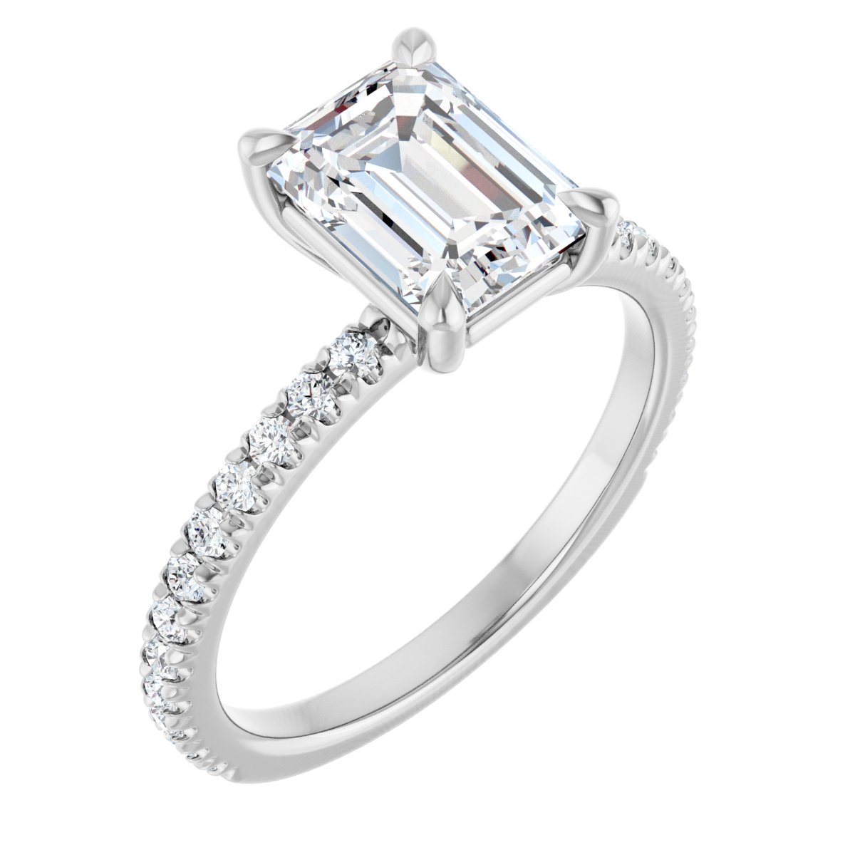 Accented Engagement Ring