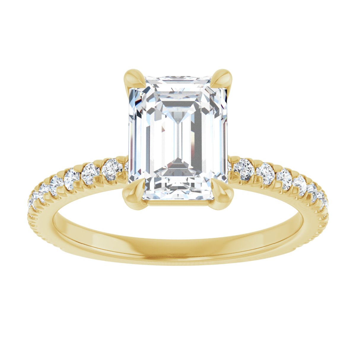 Accented Engagement Ring