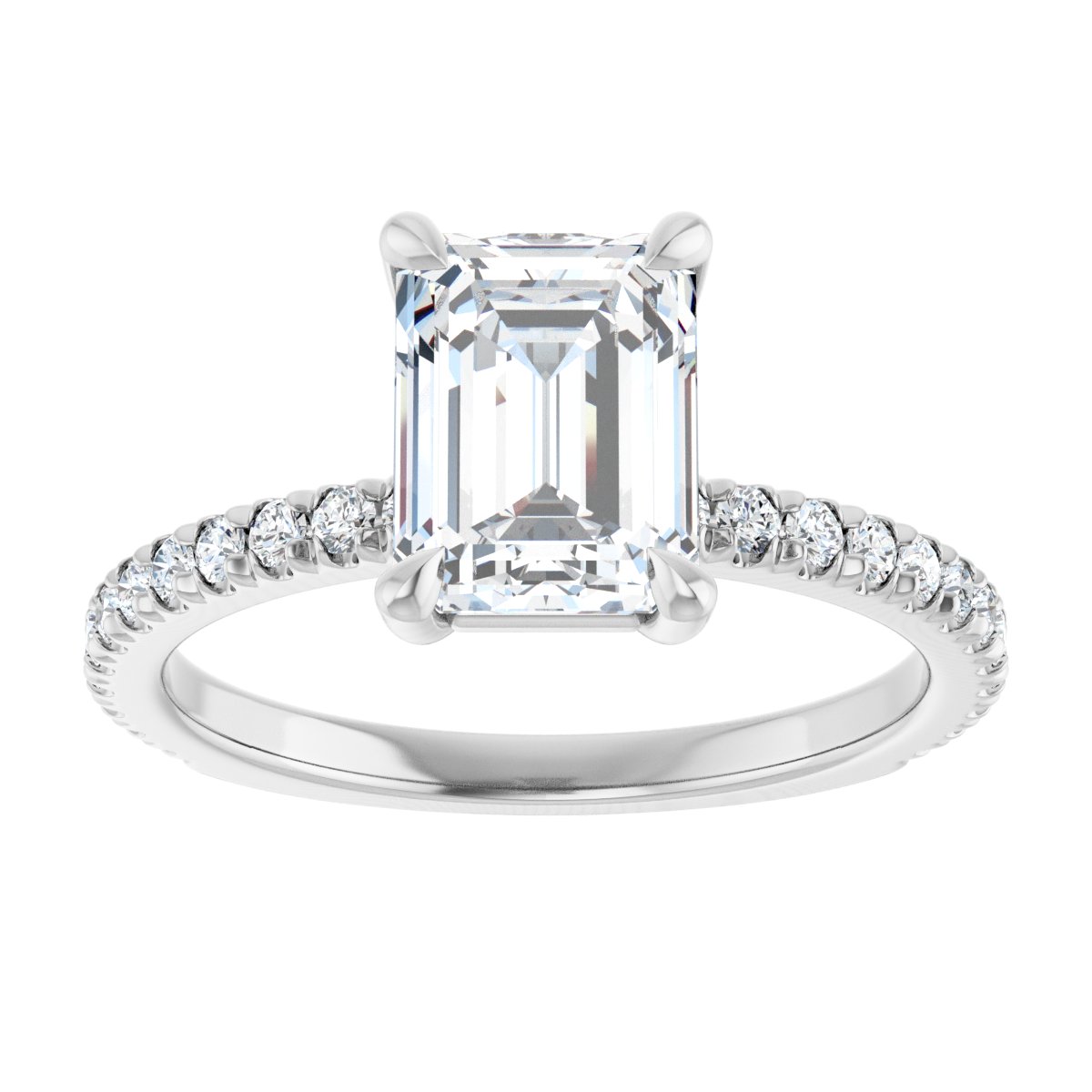 Accented Engagement Ring