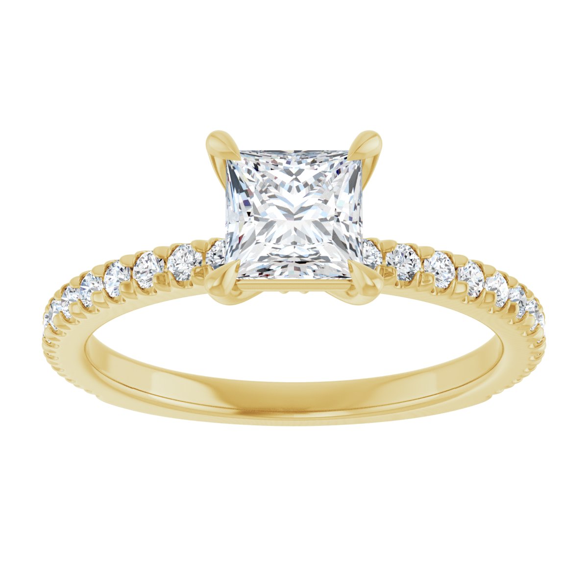 Accented Engagement Ring
