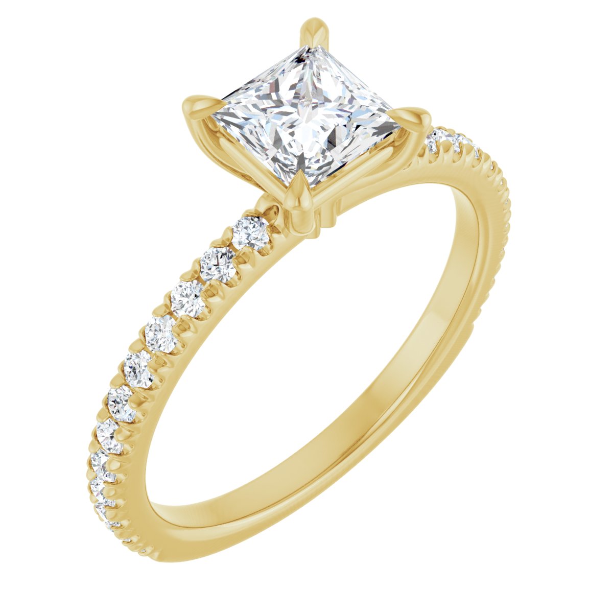 Accented Engagement Ring