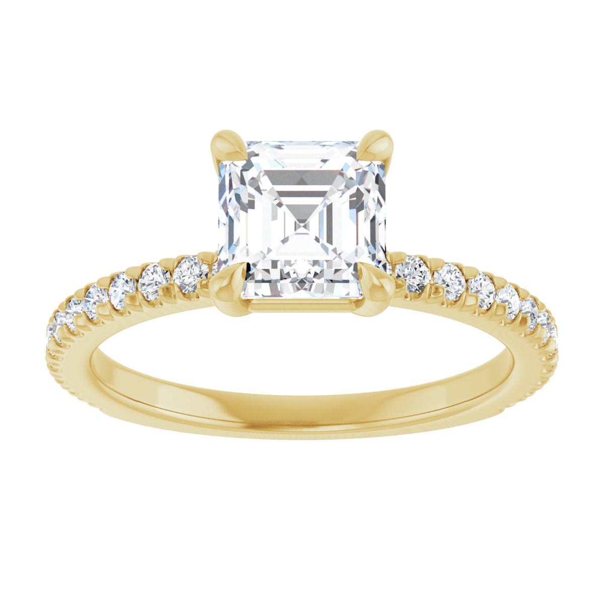 Accented Engagement Ring