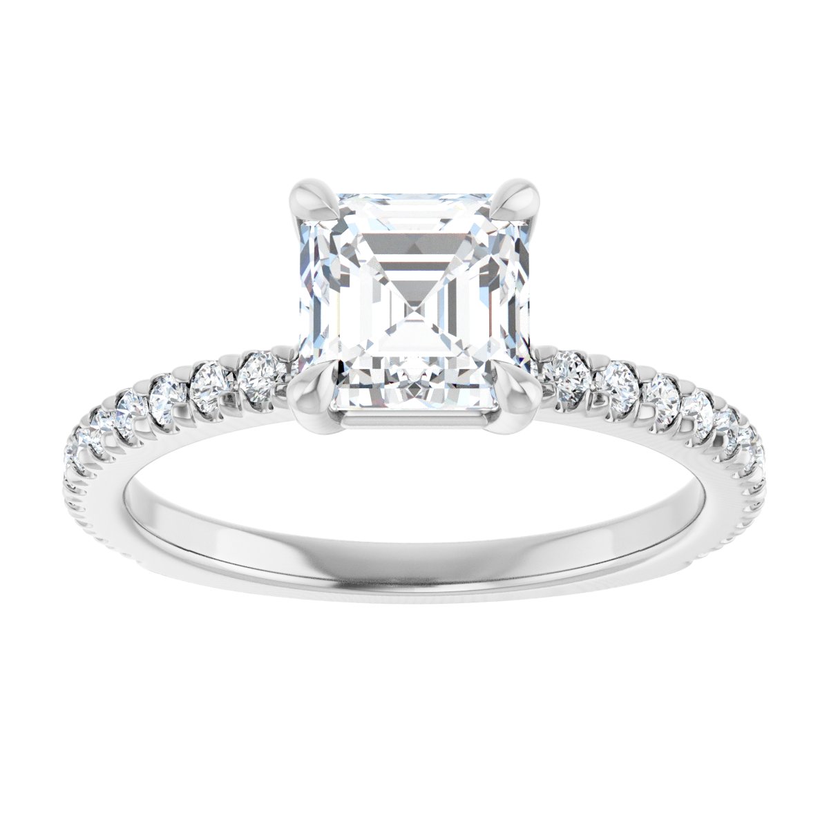 Accented Engagement Ring