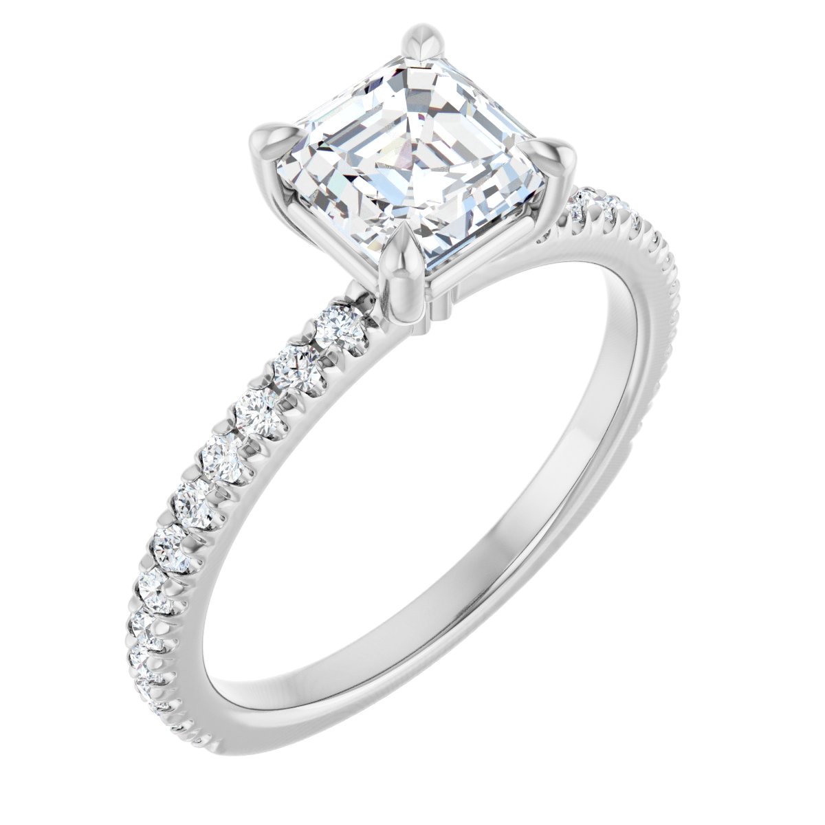 Accented Engagement Ring