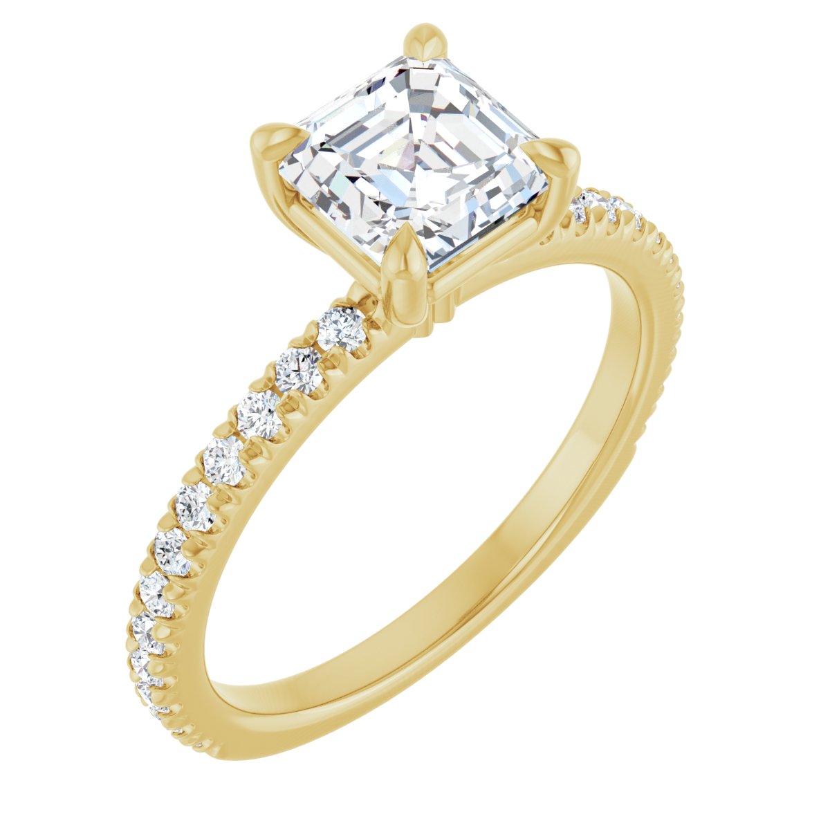 Accented Engagement Ring